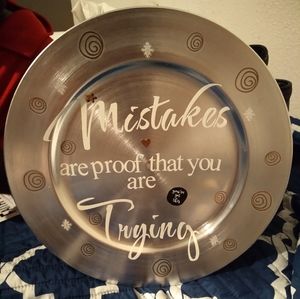 Mistake decor plate